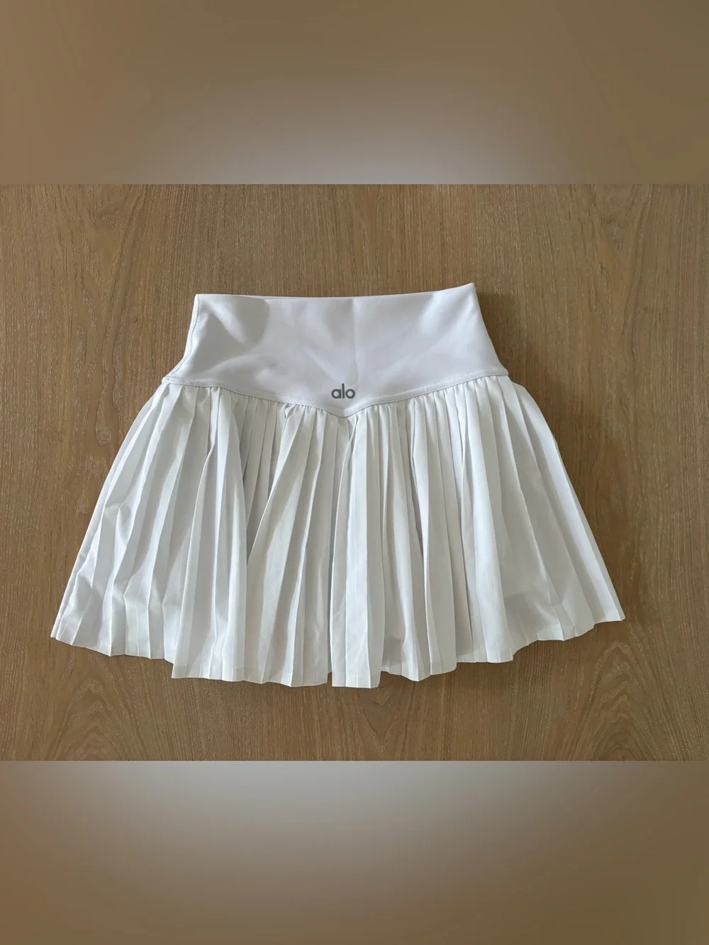 ALO White Grand Slam Tennis Skirt - XS
